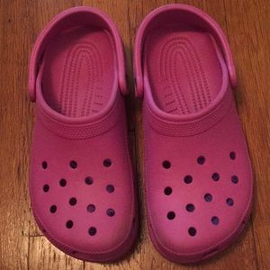 Purple crocs